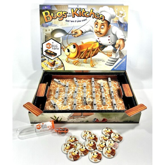 Bugs in the Kitchen 2018 Ravensburger Board Game Hex Bug Tested - Picture 1 of 12